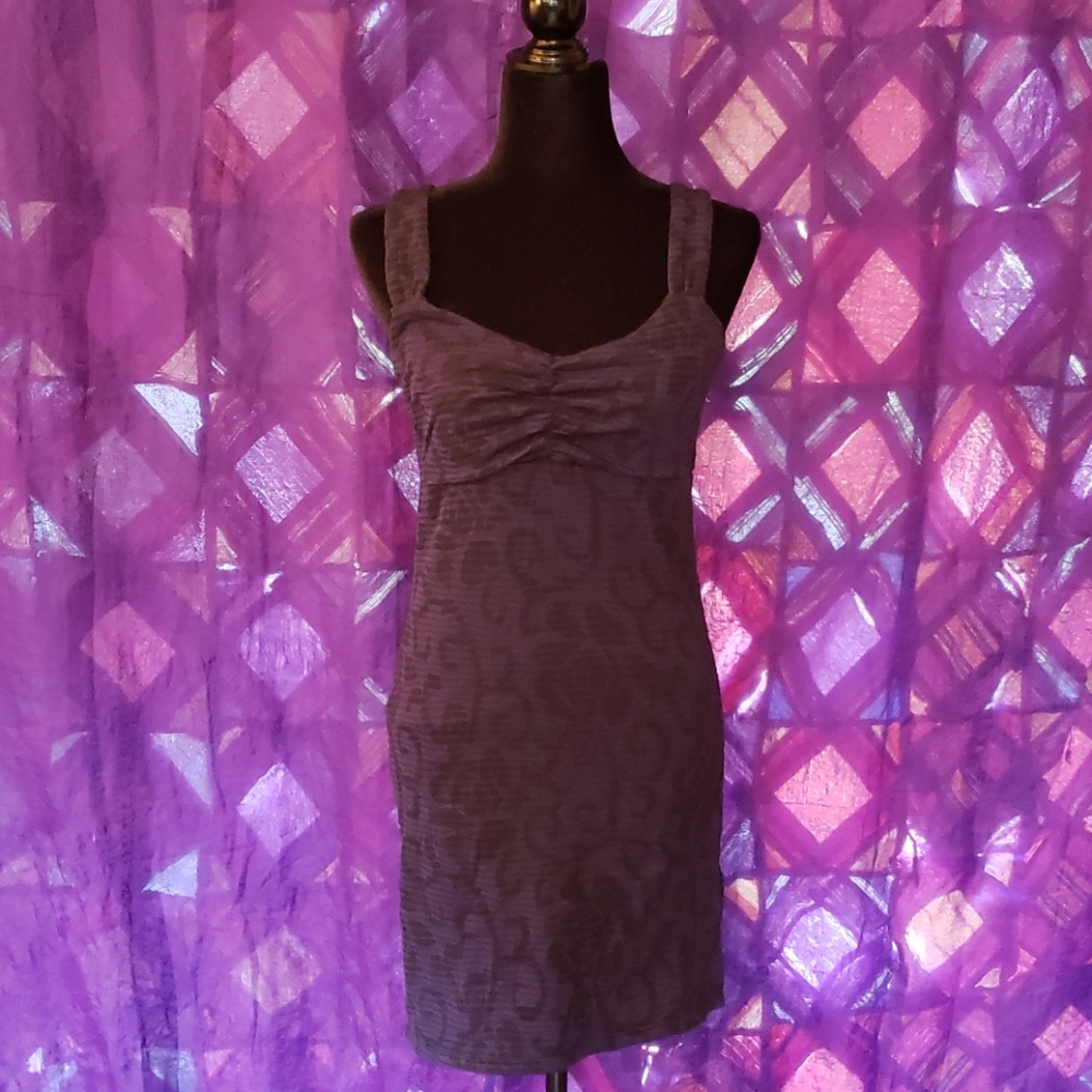 Free people purple body con dress mini lg